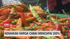 VIDEO: Kenaikan Harga Cabai Mencapai 100%