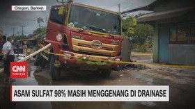 VIDEO: Asam Sulfat 98% Masih Menggenang di Drainase