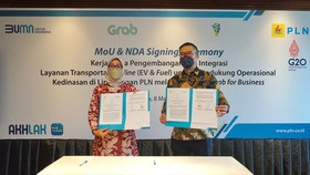 PLN Gandeng Grab Perkuat Digitalisasi Sistem Transportasi