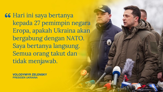 CELOTEH: Ketika Zelensky Melawan Rusia dengan Kata-kata