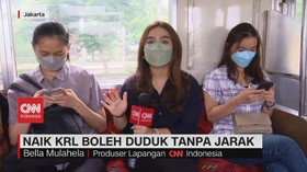 VIDEO: Naik KRL Boleh Duduk Tanpa Jarak