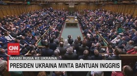 VIDEO: Presiden Ukraina Minta Bantuan Inggris