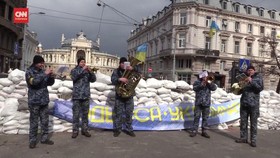 VIDEO: Konser Musik Militer Ukraina Pelipur Lara di Odessa