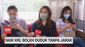 VIDEO: Aturan Baru, Naik KRL Boleh Duduk Tanpa Jarak