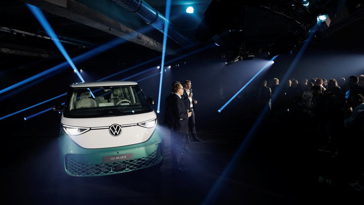 FOTO: Mobil Komersial Listrik Tanpa Sopir VW ID Buzz