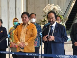 Sahroni-Airin Jadi Pembahasan di Pertemuan Ketum Golkar-NasDem