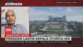 VIDEO: Presiden Lantik Kepala Otorita IKN