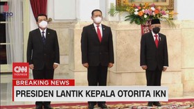 VIDEO: Presiden Lantik Kepala Otorita IKN