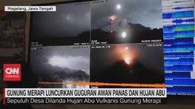 VIDEO: Kabupaten Magelang Dilanda Hujan Abu Vulkanis Gunung Merapi