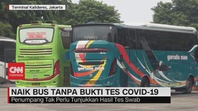 VIDEO: Naik Bus Tanpa Bukti Tes Covid-19