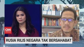 VIDEO: Rusia Rilis Daftar Negara Tak Bersahabat