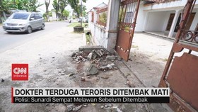 VIDEO: Dokter Terduga Teroris Ditembak Mati