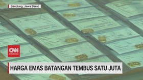 VIDEO: Harga Emas Batangan Tembus Satu Juta