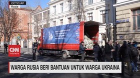 VIDEO: Warga Rusia Beri Bantuan Untuk Warga Ukraina