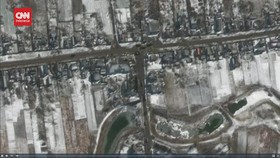 VIDEO: Satelit Tangkap Gambar Rusia Bubarkan Konvoi Militernya