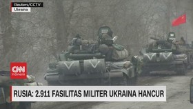 VIDEO: Rusia: 2.911 Fasilitas Militer Ukraina Hancur