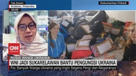 VIDEO: WNI Jadi Sukarelawan Bantu Pengungsi Ukraina