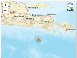 Gempa Guncang Dua Daerah di Jatim 18 Jam Terakhir