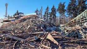 Chernihiv Ukraina Dibombardir kala Rusia Janji Kurangi Gempuran