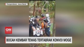VIDEO: Bocah Kembar Tewas Tertabrak Konvoi Moge