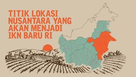 INFOGRAFIS: Di Mana Nusantara Ibu Kota Baru RI Pengganti Jakarta?