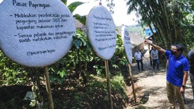Sulap Kebun Bambu Jadi Destinasi Wisata, Sandiaga Apresiasi Papringan