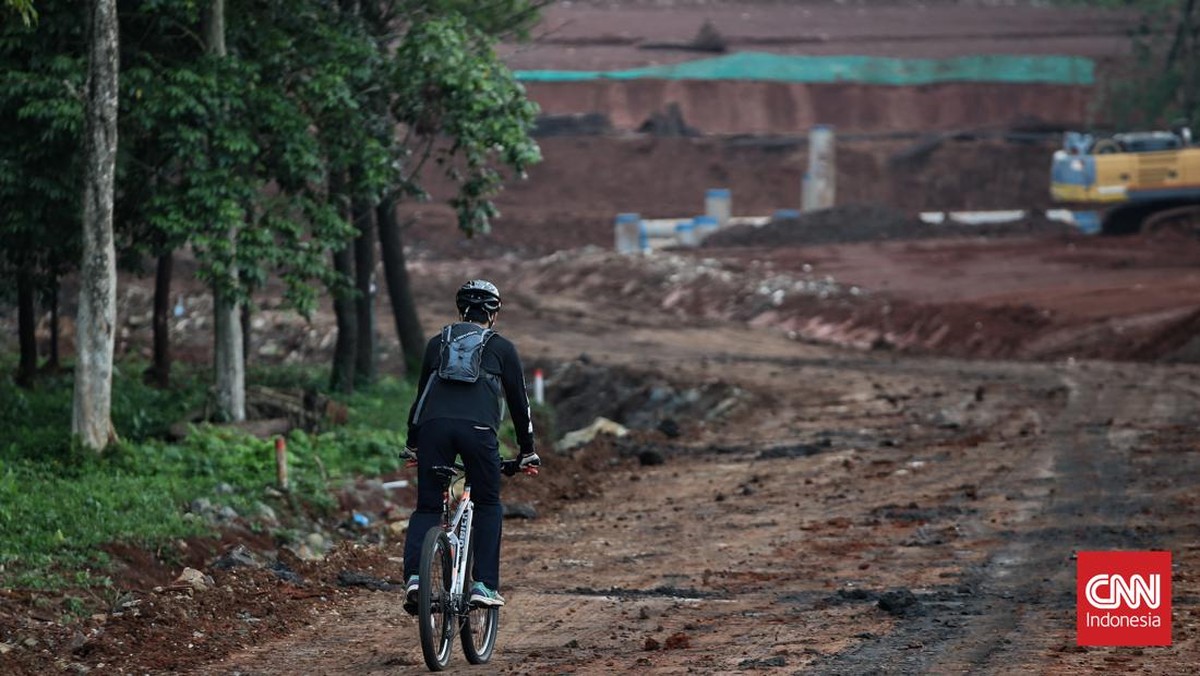 FOTO: Pembangunan Jalan Tol Cijago Seksi 3