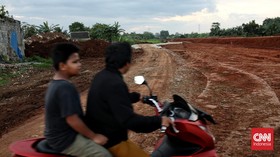 FOTO: Pembangunan Jalan Tol Cijago Seksi 3