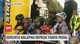 VIDEO: Serunya Balapan Sepeda Tanpa Pedal
