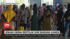 VIDEO: Jemaah Umrah Bertolak dari Bandara Internasional Juanda