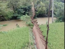 Jembatan Gantung di Lebak Banten Putus, 9 Siswa Terjatuh