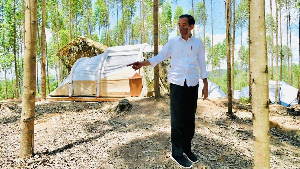 FOTO: Mengintip Perkemahan Jokowi di Kawasan Inti IKN Nusantara