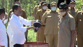 Aneka Wadah Tanah Prosesi IKN: Plastik, Kendi, Bambu hingga Teko Emas