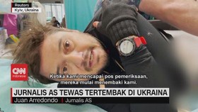 VIDEO: Jurnalis AS Tewas Tertembak di Ukraina