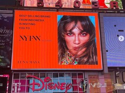 Deretan Wajah Artis Indonesia Mejeng di Times Square New York