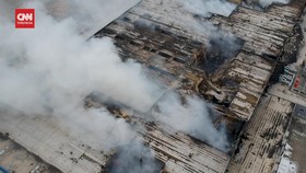 VIDEO: Depot Makanan Kembali Jadi Sasaran Serangan Rusia