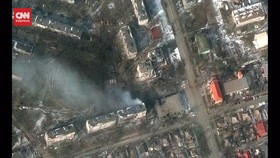 VIDEO: Foto Satelit Kota Mariupol Usai Dibombardir Militer Rusia