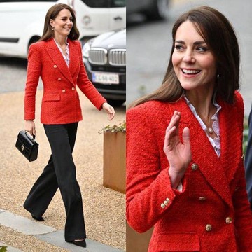 img-title Kunjungi Denmark, Kate Middleton Percaya Diri Pakai Blazer 'Murah' dari Zara