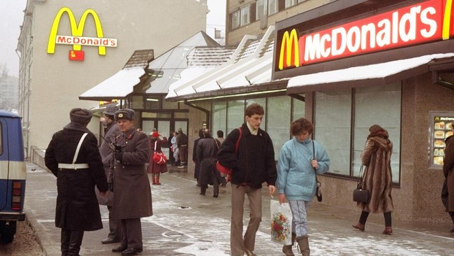FOTO: Potret Masa Kejayaan McDonald's di Rusia