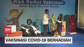 VIDEO: Vaksinasi Covid-19 Berhadiah Motor