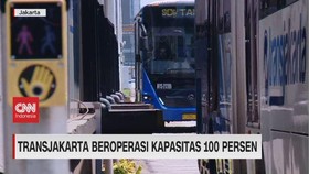 VIDEO: Transjakarta Beroperasi Kapasitas 100 Persen, Warga Resah