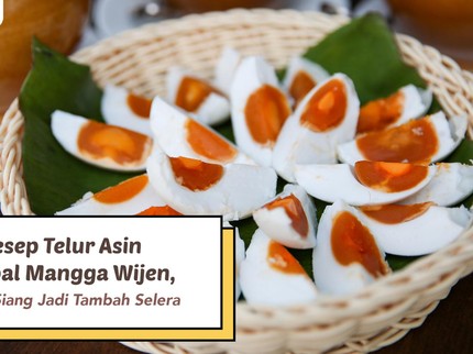 Resep Telur Asin Sambal Mangga Wijen, Makan Siang Jadi Tambah Selera