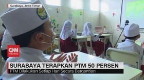 VIDEO: Surabaya Terapkan PTM 50 Persen