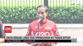 VIDEO: Jokowi Mengaku Lemas, Parade MotoGP Berlangsung Meriah