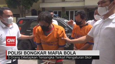 VIDEO: Polisi Bongkar Mafia Bola