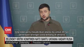 VIDEO: Zelensky Kritik Komitmen NATO Bantu Ukraina Hadapi Rusia