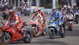 Usai Parade MotoGP di Jakarta, Marquez dkk Tiba di Lombok