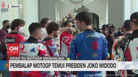 VIDEO: Pembalap MotoGP Temui Presiden Joko Widodo