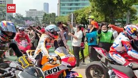 VIDEO: Detik-detik Parade MotoGP Tiba di Kempinski