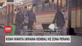 VIDEO: Kisah Wanita Ukraina Kembali ke Zona Perang